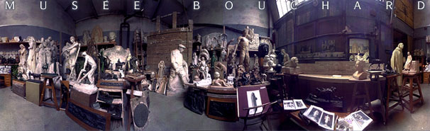 The workshop of sculptor Henri Bouchard in Paris before the move. The workshop of sculptor Henri Bouchard in Paris before the move.